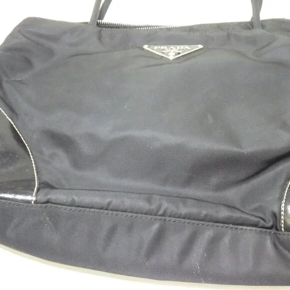 Prada Black Tessuto Easy Nylon Tote Bag - Picture 7 of 9